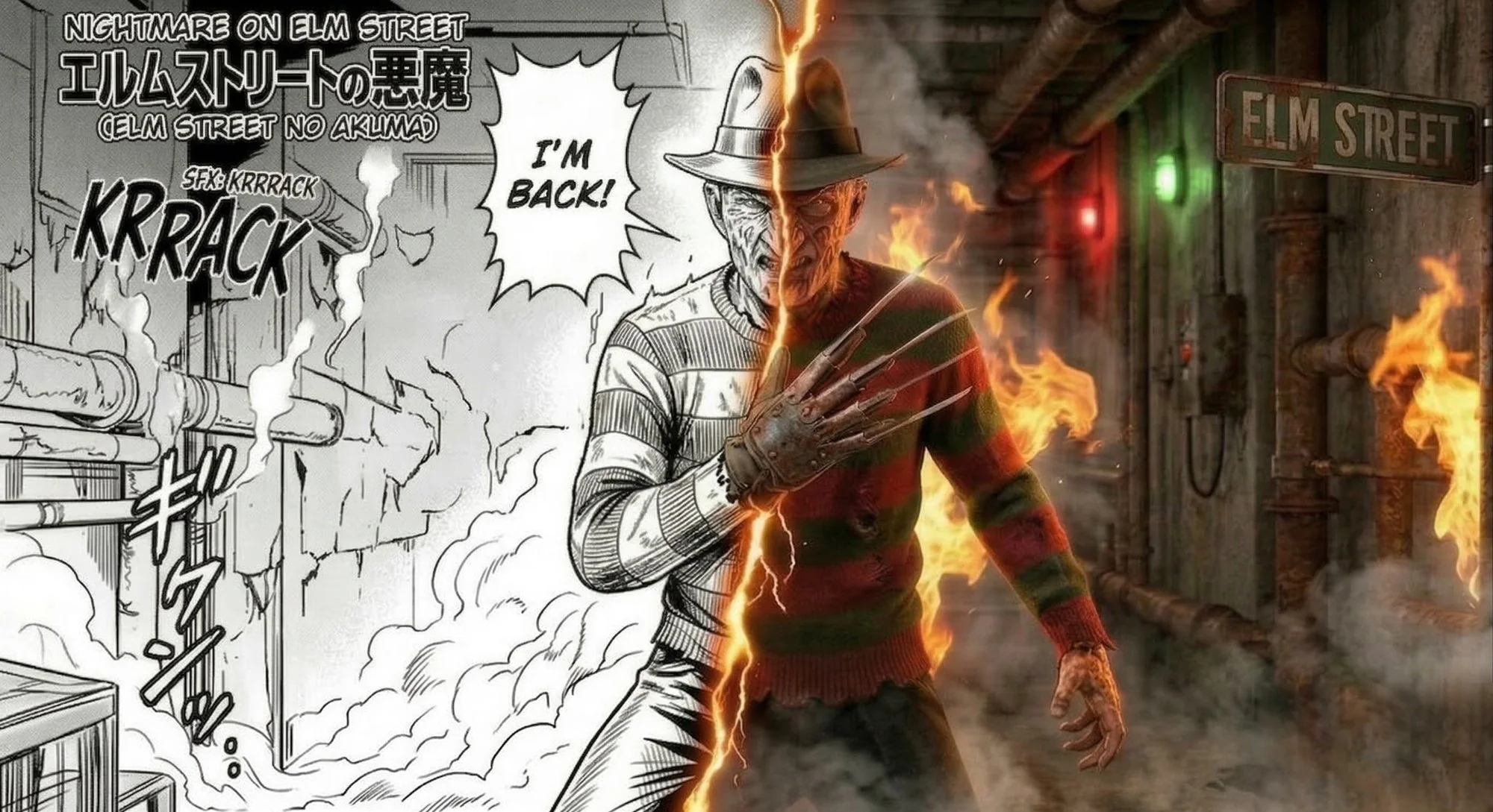 Freddy Elm Street Dimension Split
