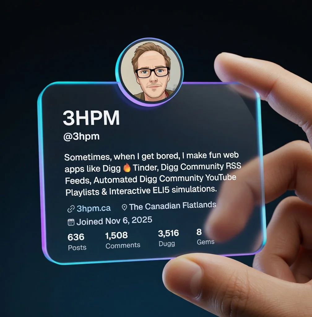 3HPM Glass Profile Card